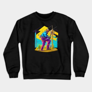 Lineman Design for Linemen Crewneck Sweatshirt